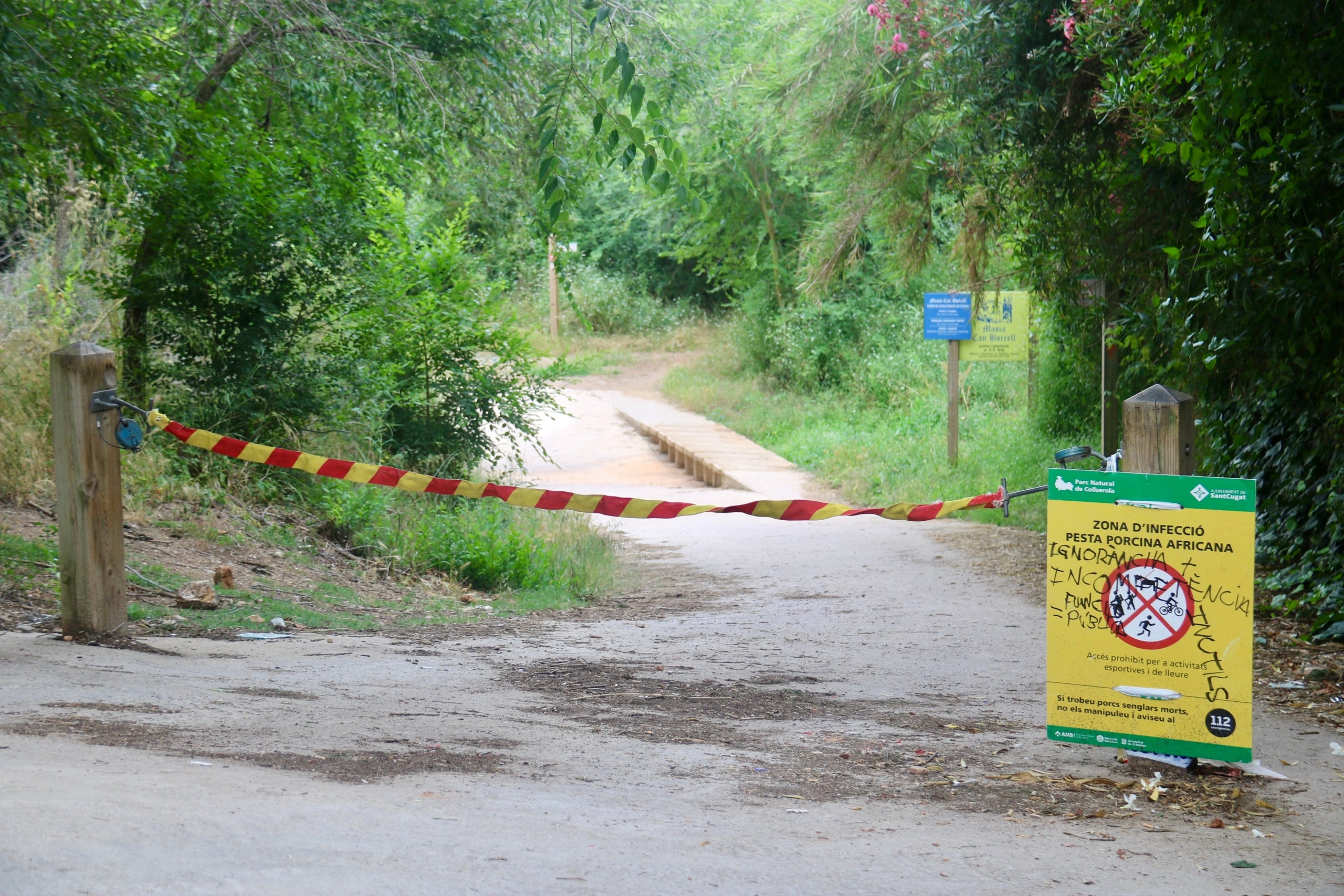 Collserola seguirá cerrada tres meses más